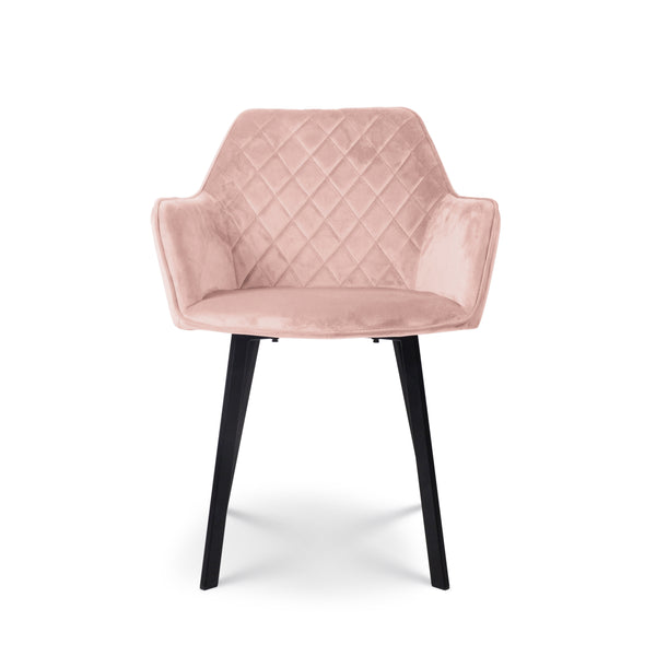 Eetkamerstoel Bella roze