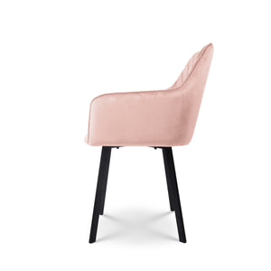 Eetkamerstoel Bella roze