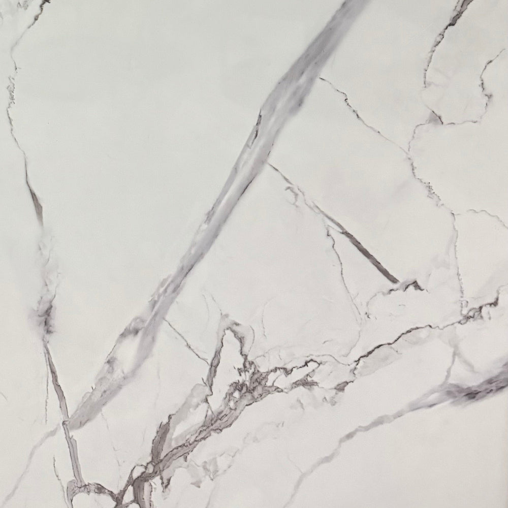 PVC marmeren wandpanelen - Bianco Venato wit - Sample