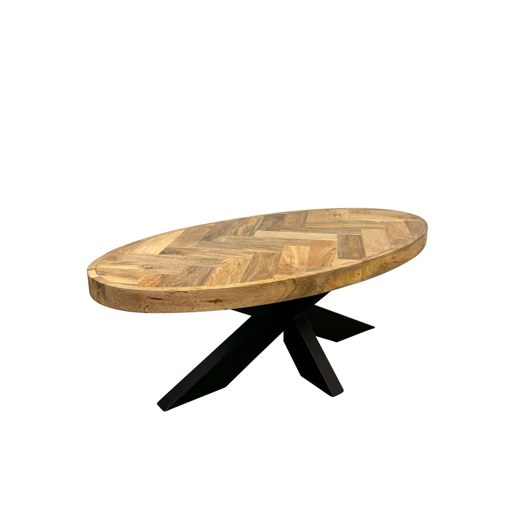 Salontafel Rick visgraat licht 130x70cm