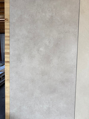 SPC marmeren wandpanelen - Beton ciré grijs - 263x122cm 4mm (Met kliksysteem)