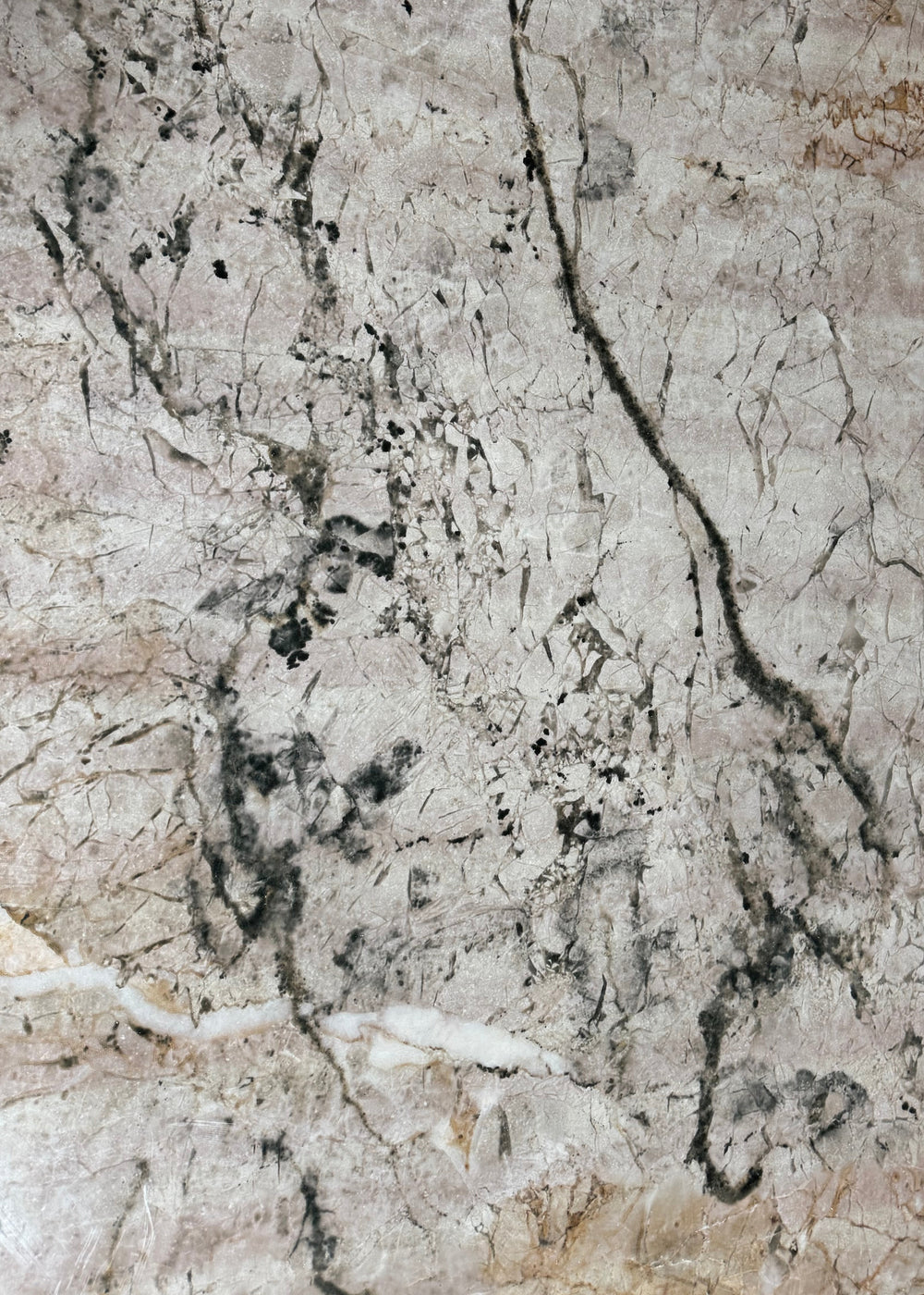 PVC marmeren wandpanelen - Hoogglans Eclipse Marble - 260x122cm