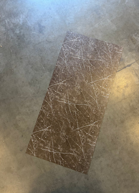 SPC marmeren wandpanelen - Emperador Dark Mat Bruin - 260x122cm