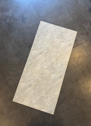 SPC marmeren wandpanelen - Serpeggiante Marble Mat Beige/Licht Groen  - 260x122cm