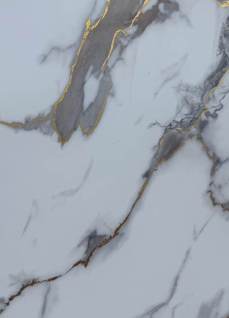 PVC marmeren wandpanelen - Calacatta Gold matte  - 260x122cm