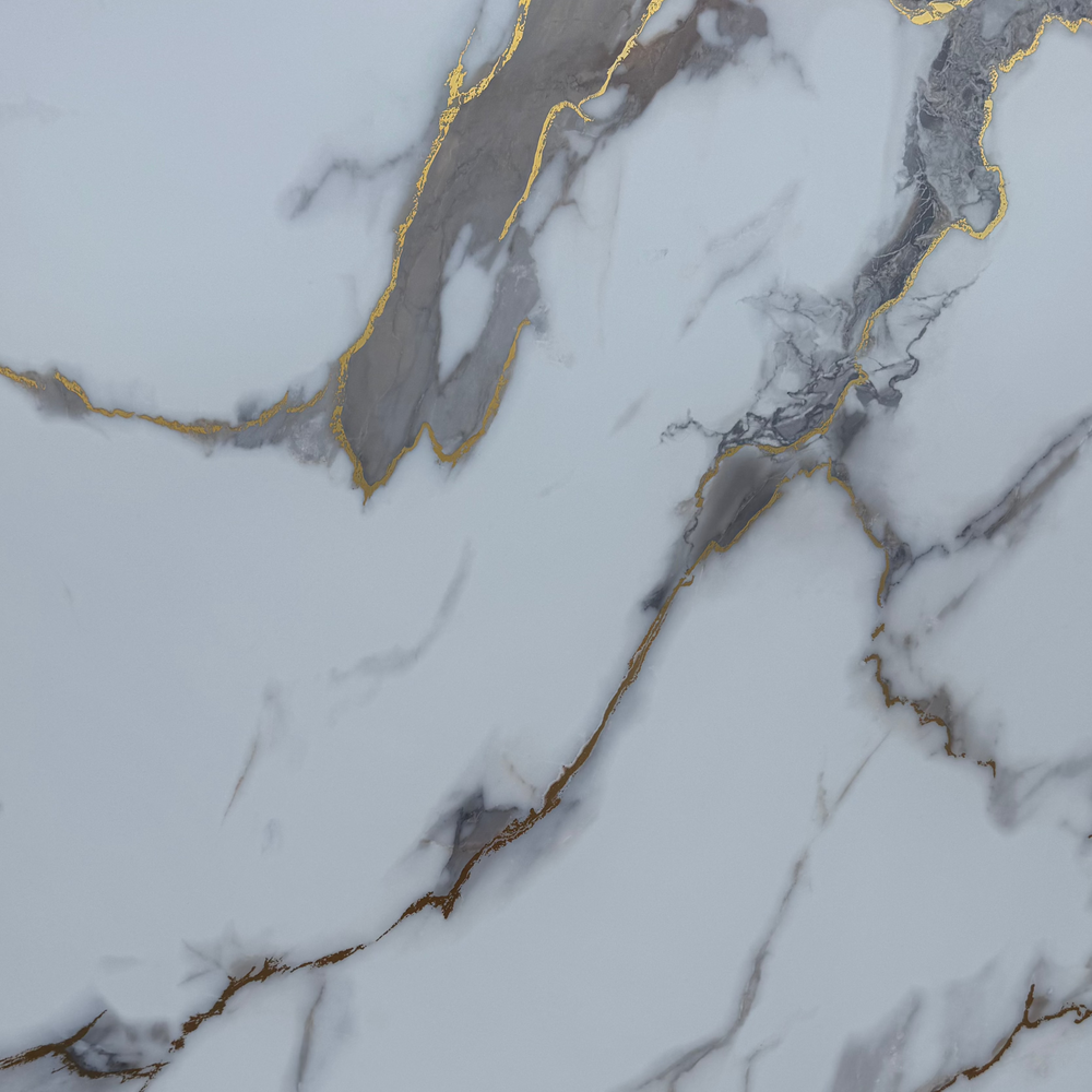 PVC marmeren wandpanelen - Calacatta Gold matte  - Sample