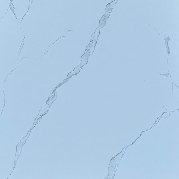 PVC marmeren wandpanelen - Hoogglans Carrara wit - 260x122cm