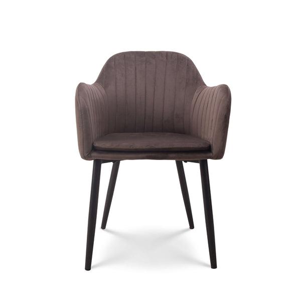 Eetkamerstoel Isa donkerbruin