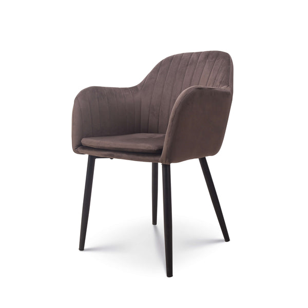 Eetkamerstoel Isa donkerbruin