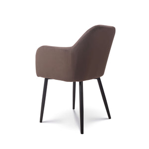 Eetkamerstoel Isa donkerbruin