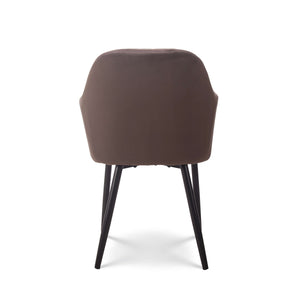 Eetkamerstoel Isa donkerbruin