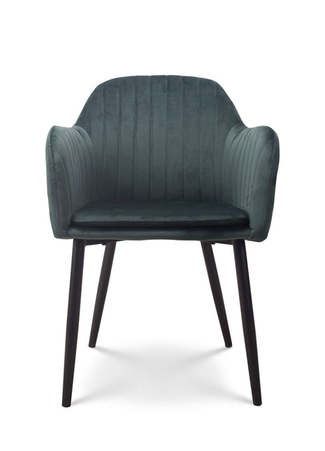 Eetkamerstoel Isa donkergroen
