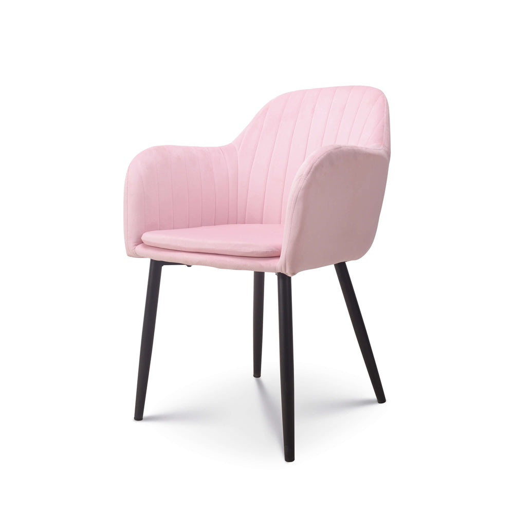 Eetkamerstoel Isa roze