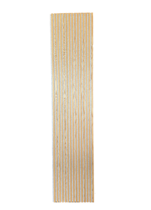 Akoustische wandpanelen - Eiken met wit vilt - 270x60cm