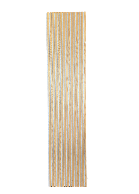 Akoustische wandpanelen - Eiken met wit vilt - 270x60cm