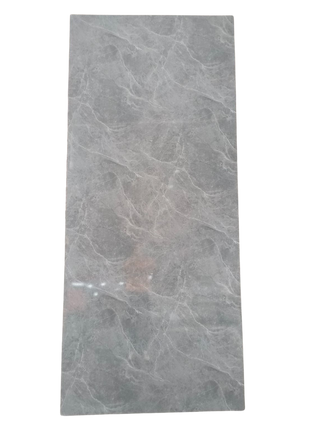 PVC marmeren wandpanelen - Silver Wave glans grijs - 260x122cm