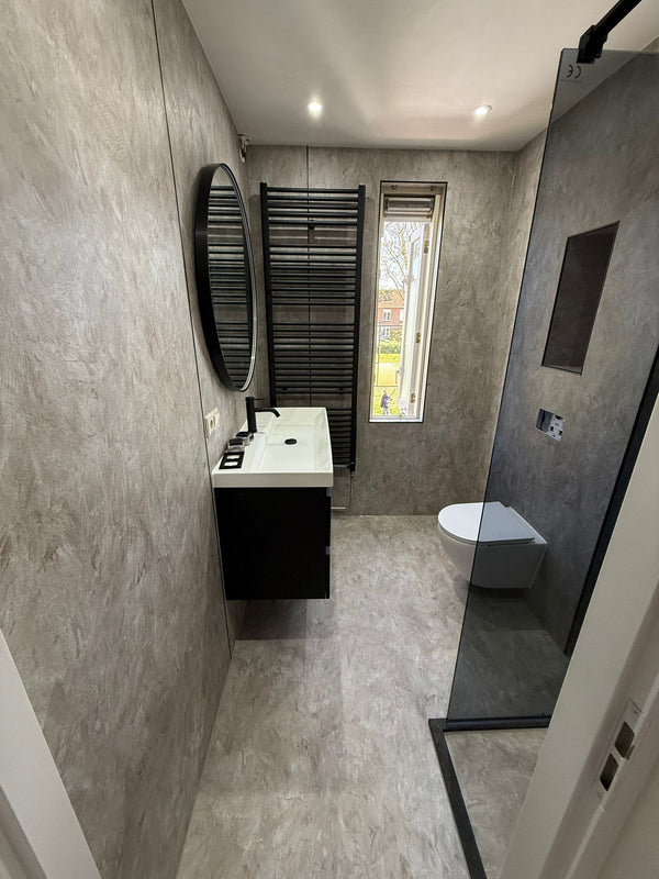 SPC marmeren wandpanelen - Sahara Marmer Mat Beige/Taupe - 260x122cm