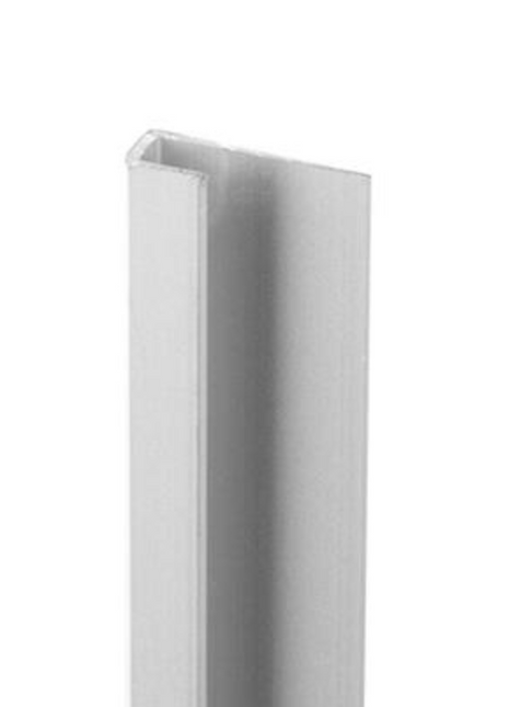 Eindprofiel wandpanelen - Rvs - 300cm - Aluminium