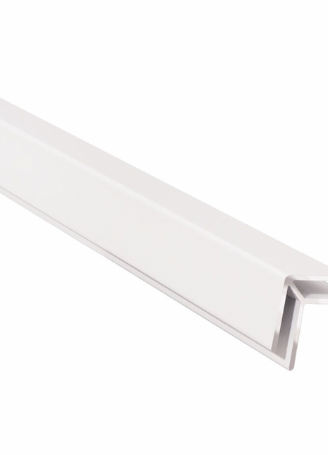 Buitenhoekprofiel wandpanelen - Wit - 300cm - Aluminium