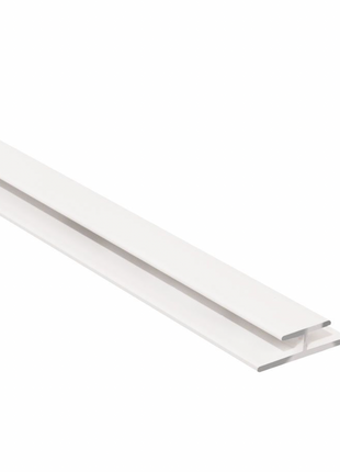 tussenprofiel wandpanelen - Wit  - 300cm - Aluminium