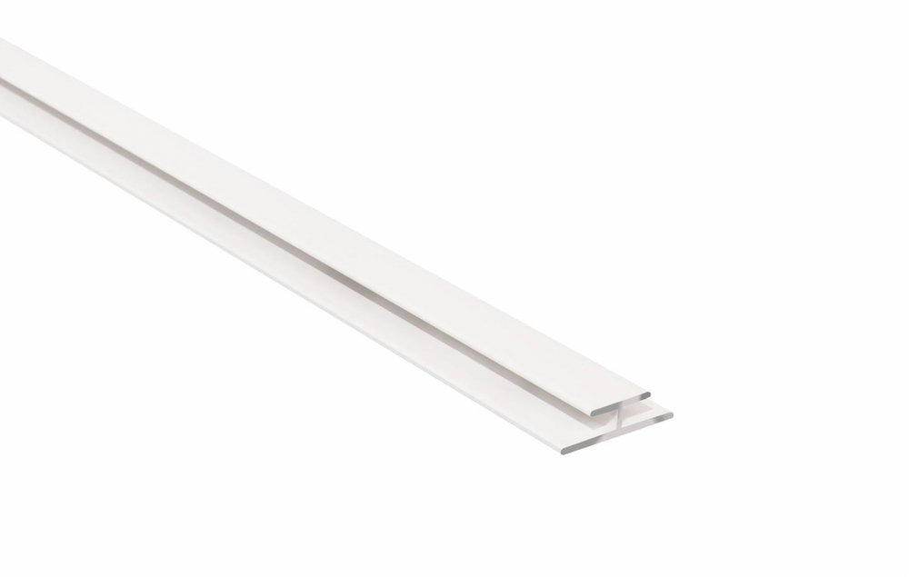 tussenprofiel wandpanelen - Wit  - 300cm - Aluminium