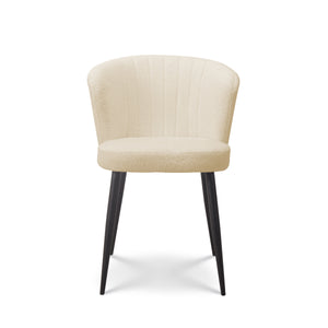 Eetkamerstoel Fay teddy Gebroken Wit