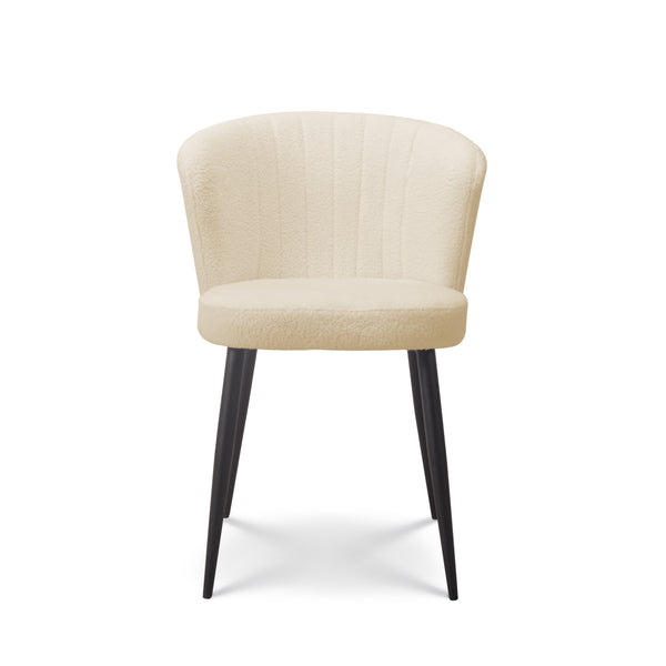 Eetkamerstoel Fay teddy Gebroken Wit