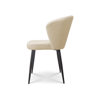 Eetkamerstoel Fay teddy Gebroken Wit