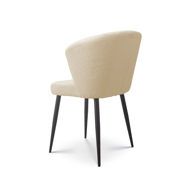 Eetkamerstoel Fay teddy Gebroken Wit