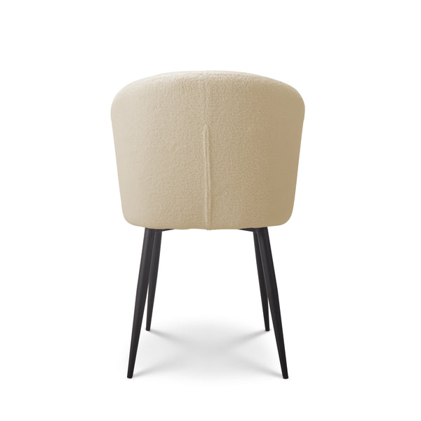 Eetkamerstoel Fay teddy Gebroken Wit