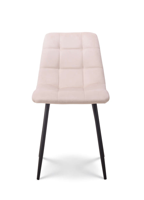 Eetkamerstoel Tess velvet champagne