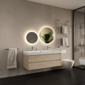 Milan Kastanje 140 cm (inclusief wastafel)