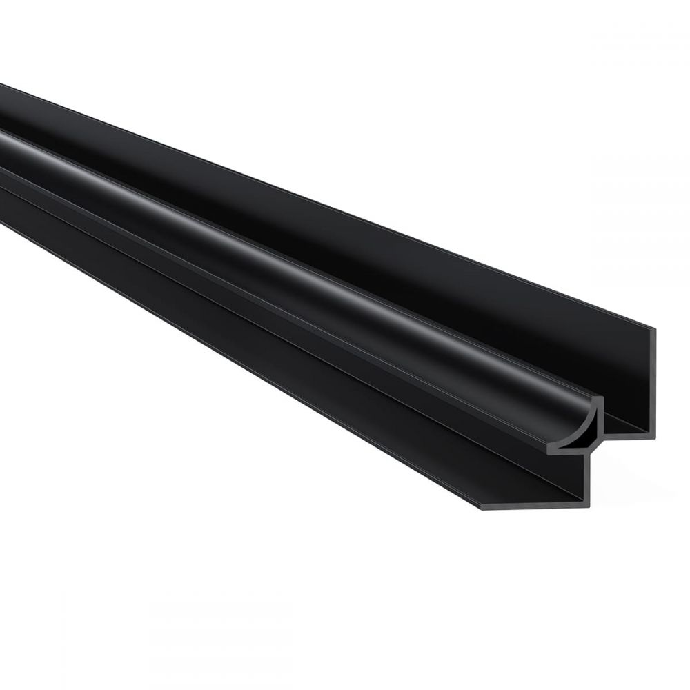 Binnenhoekprofiel wandpanelen - Zwart - 300cm - Aluminium