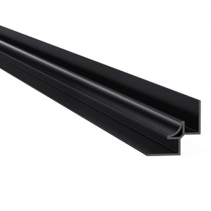 Binnenhoekprofiel wandpanelen - Zwart - 300cm - Aluminium