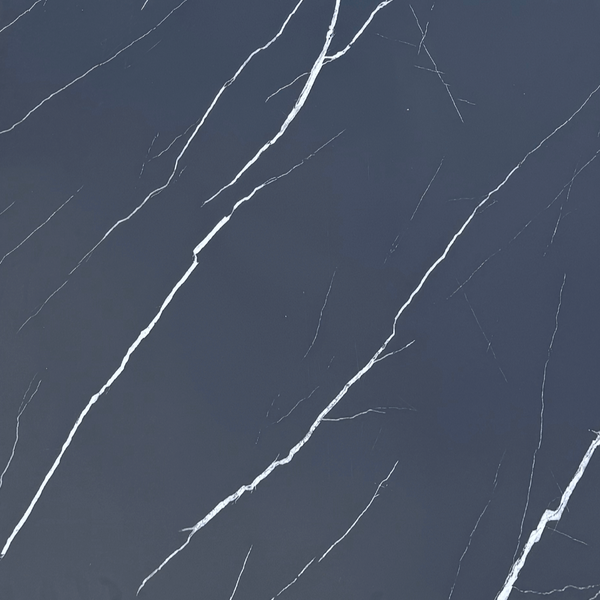 PVC marmeren wandpanelen - Hoogglans Marquina Zwart - 260x122cm