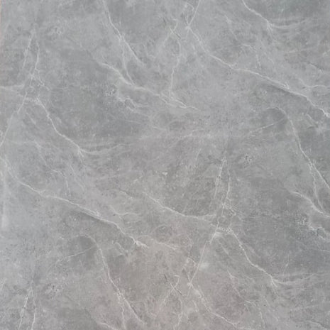 PVC marmeren wandpanelen - Silver Wave glans grijs - 260x122cm