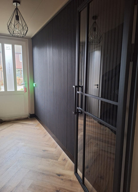 Akoustische wandpanelen - Zwart - 270x60cm