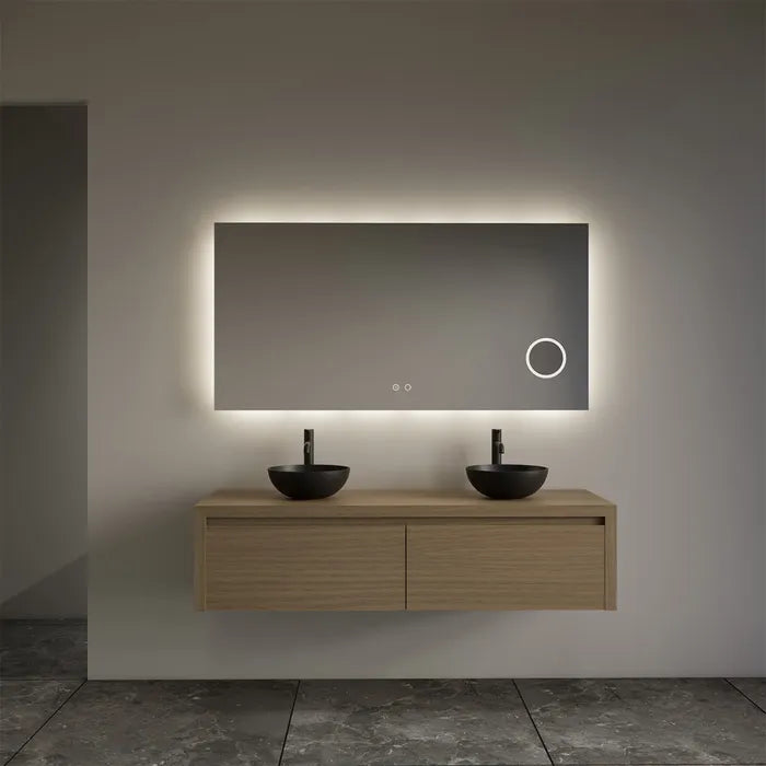 Gliss Design Ares badmeubel 120cm 2 lades corn silk zonder waskom