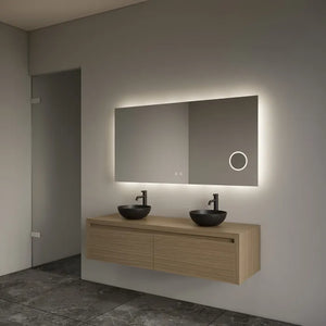 Gliss Design Ares badmeubel 120cm 2 lades corn silk zonder waskom