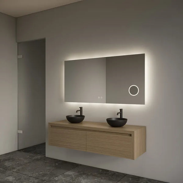 Gliss Design Ares badmeubel 120cm 2 lades corn silk zonder waskom