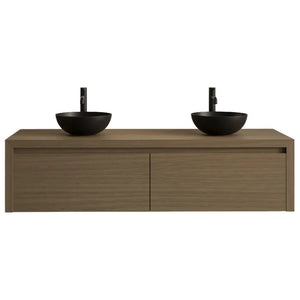 Gliss Design Ares badmeubel 120cm 2 lades corn silk zonder waskom