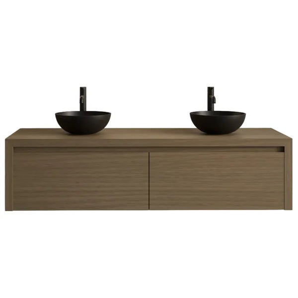 Gliss Design Ares badmeubel 120cm 2 lades corn silk zonder waskom