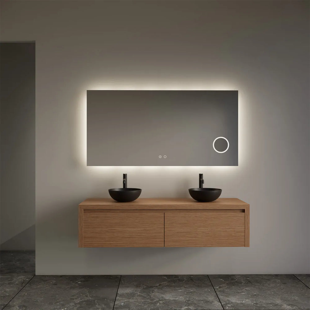 Gliss Design Ares badmeubel 120cm 2 lades pure zonder waskom