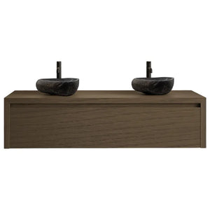 Gliss Design Ares badmeubel 120cm 2 lades ash gray zonder waskom