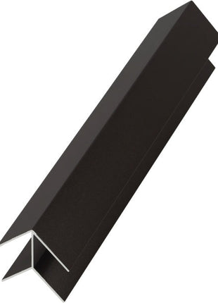 buitenhoekprofiel wandpanelen - Zwart - 300cm - Aluminium