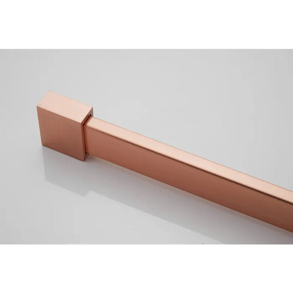 Saniclear Redro vrijstaande douchewand 90x200cm geborsteld koper