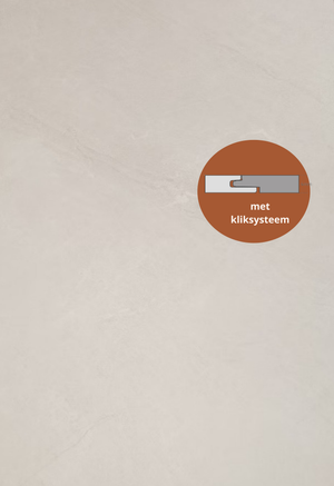 SPC marmeren wandpanelen - Urban light concrete beige - 263x122cm 4mm (Met kliksysteem)