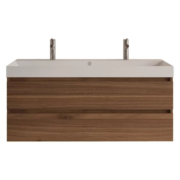 Milan Mat Walnoot (inclusief wastafel)