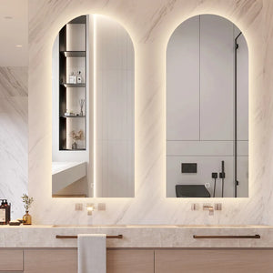 Saniclear Arc toog spiegel 45x100cm met verlichting en verwarming