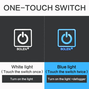 Saniclear Aspen spiegel 80x70cm cm met LED verlichting en spiegelverwarming